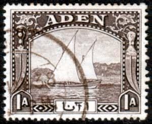 Aden 1937 SG 3 Dhow Fine Used