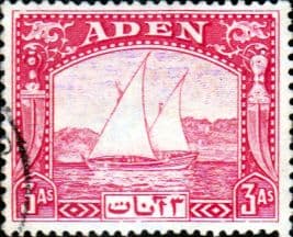Aden 1937 SG 6 Dhow Fine Used