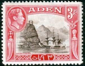 Aden 1939 SG 22 Capture of Aden 1839 Fine Mint