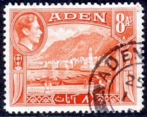 Aden 1939 SG 23 Mukalla Fine Used