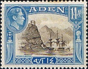 Aden 1939 SG 23a Capture of Aden Fine Mint