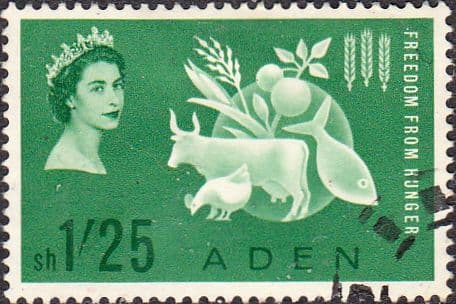 Aden 1963 Freedom From Hunger Fine Used