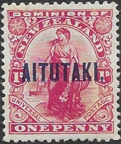Aitutaki 1903 Overprint SG 22 Mint