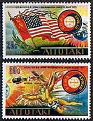 Aitutaki 1975 Apollo–Soyuz Space Project Set Fine Mint