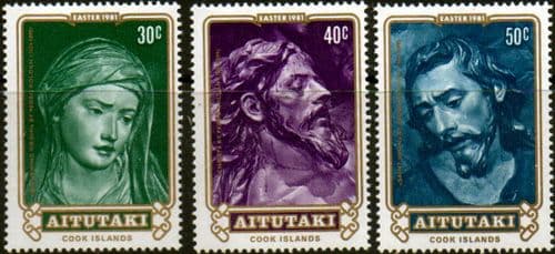 Aitutaki 1981 Easter Set Fine Mint