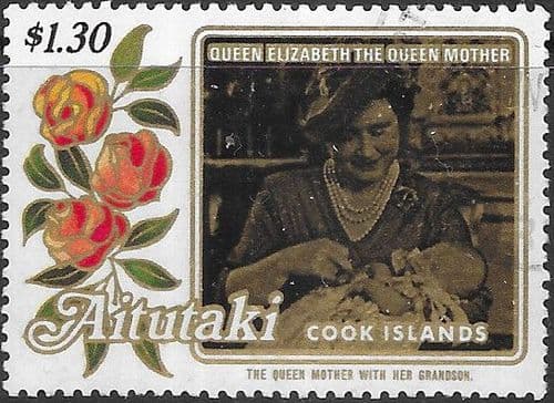 Aitutaki 1985 Life and Times of Queen Elizabeth the Queen Mother SG 526 Fine Mint