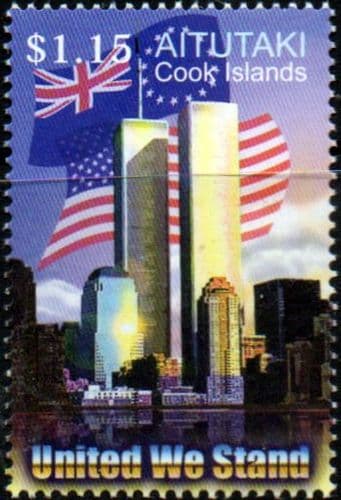Aitutaki Island 2003 United We Stand Extract from MS 721 Fine Mint