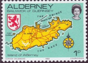 Alderney 1983 Island Scenes SGA 1 Fine Mint