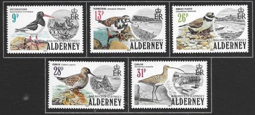Alderney 1984 Birds Set Fine Mint