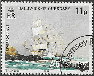 Alderney 1987 Shipwrecks SGA 32 Fine Used