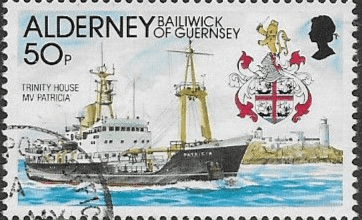 Alderney 1991 Automation of The Casquets Lighthouse SGA 51 Fine Used