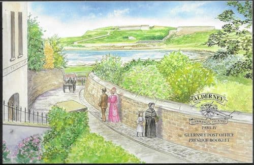 Alderney 2000 Garrison Island Book SB10 Braye Road Fine Mint