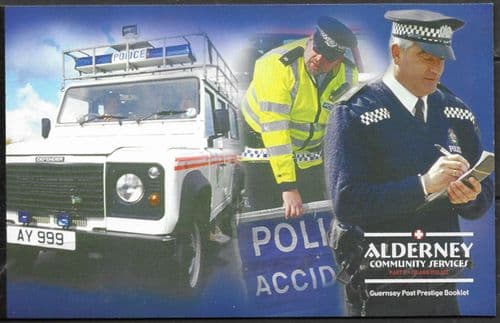 Alderney 2003 Police Service Booklet SB13 Fine Mint