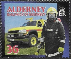 Alderney 2004 Fire Service SGA244 Fine Mint