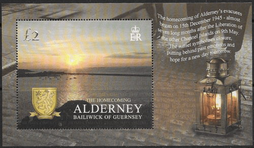 Alderney 2005 The Homecoming Miniature Sheet Fine Mint