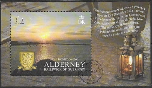 Alderney 2005 The Homecoming Miniature Sheet Fine Used