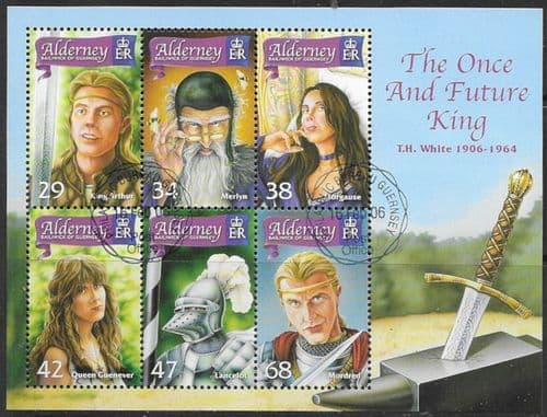 Alderney 2006 The Once and Future King Miniature Sheet Fine Used