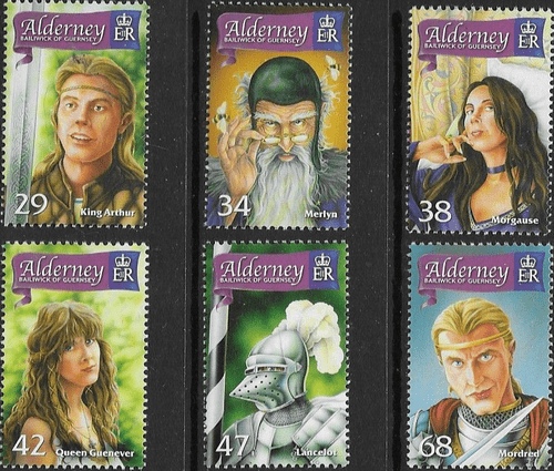 Alderney 2006 The Once and Future King Set Fine Mint