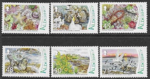 Alderney 2007 Ramsar Site Set Fine Mint