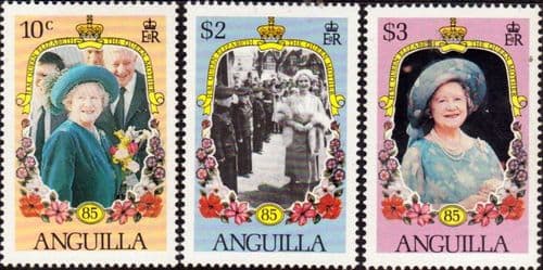 Angilla 1985 Queen Mother Life and Times Set Fine Mint