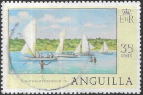 Anguilla 1977 Boat Race SG 284 Fine Used