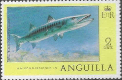 Anguilla 1977 Great Barracuda SG 275 Fine Mint