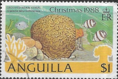 Anguilla 1988 Christmas SG 804 Fine Used