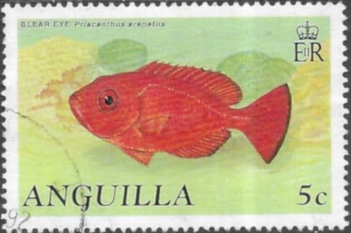 Anguilla 1990 Fish SG 830b Fine Used