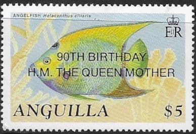 Anguilla 1990 Queen Mother 90th Birthday Fine Mint
