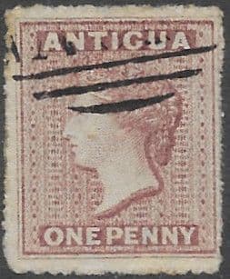 Antigua 1863 Queen Victoria SG 5 Used
