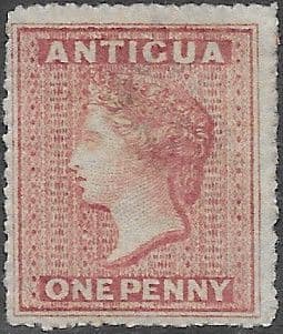 Antigua 1863 Queen Victoria SG 6 Good Used
