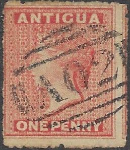 Antigua 1863 Queen Victoria SG 7 Used