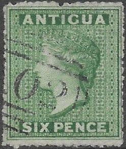 Antigua 1863 Queen Victoria SG 8 Used