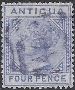 Antigua 1879 Queen Victoria SG 20 Fine Used