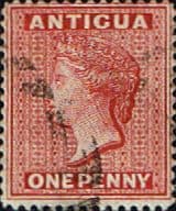 Antigua 1884 Queen Victoria SG 25 Fine Used