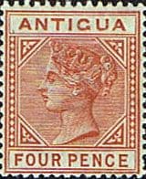 Antigua 1884 Queen Victoria SG 28 Fine Mint