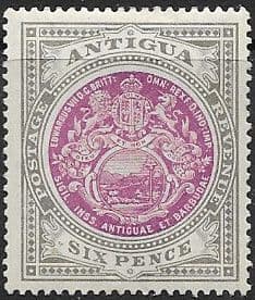 Antigua 1908 Coat of Arms SG 48 Fine Mint