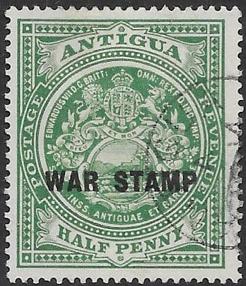Antigua 1916 War Tax SG 52 Fine Used