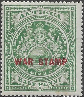 Antigua 1916 War Tax SG 53 Fine Mint