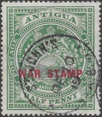 Antigua 1916 War Tax SG 53 Fine Used