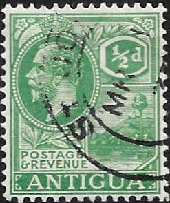 Antigua 1921 King George V SG 62 Fine Used