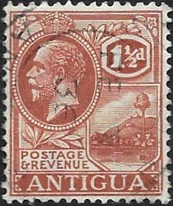 Antigua 1921 King George V SG 69 Fine Used
