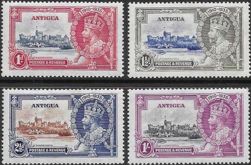 Antigua 1935 King George V Silver Jubilee Set Fine Mint