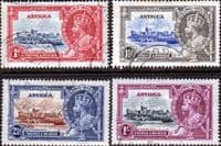 Antigua 1935 King George V Silver Jubilee Set Fine Used