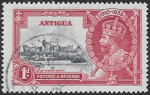 Antigua 1935 King George V Silver Jubilee SG 91 Fine Used