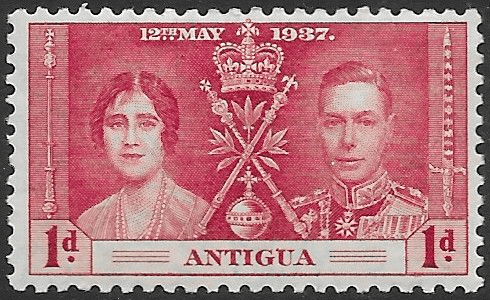 Antigua 1937 King George VI Coronation SG 95 Fine Mint