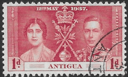 Antigua 1937 King George VI Coronation SG 95 Fine Used