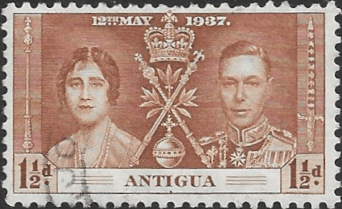 Antigua 1937 King George VI Coronation SG 96 Fine Used