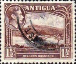 Antigua 1938 King George VI SG 100 Fine Used