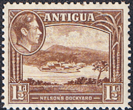 Antigua 1938 King George VI SG 100a Fine Mint